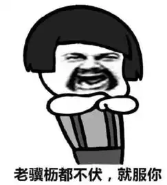 老骥都不伏枥就服你表情包无水印版