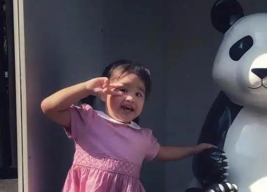 包贝尔晒女儿饺子的萌照,超级可爱,网友活捉一枚表情包