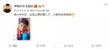去搜小时候的王俊凯,微博果然过于杨紫
