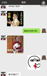 为了让我相亲,表情包都用上了