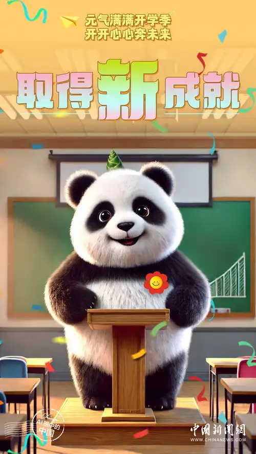 ai眼中的中国元气满满开学季,开开心心奔未来