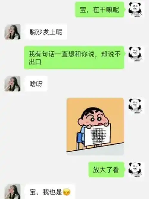 表情包情侣日常一张图片情侣表白