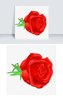 鲜艳红色玫瑰花插画图片素材psb格式下载动漫人物大全