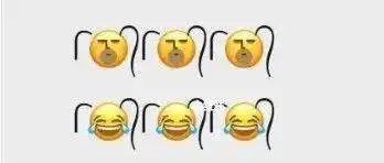 最近微信超火的给表情加小辫子
