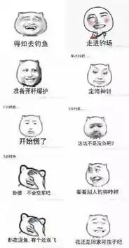 钓鱼人的表情包,总有一款适合你