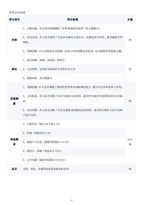 2025届广东高三毕业班调研考试语文试题答案图片版9