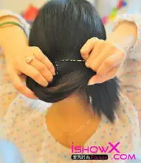 温柔如水韩系优雅盘发diy