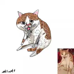 这位灵魂画手,把猫主子们都画成了超搞笑的表情包真是笑死人不偿命
