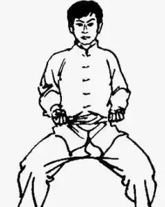 扎马步