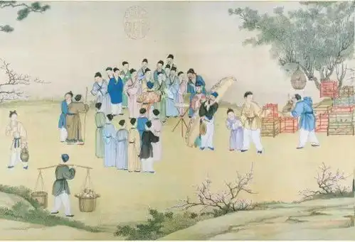 国画里的年看古人怎么过春节