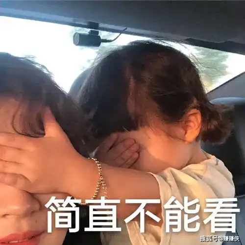 表情包捂眼睛,这简直不能看