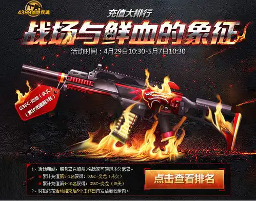 创世兵魂五一活动4月29日上线g36c炎龙等你来