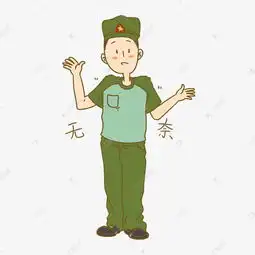 手绘男孩军训表情包无奈插画素材图片免费下载千库网