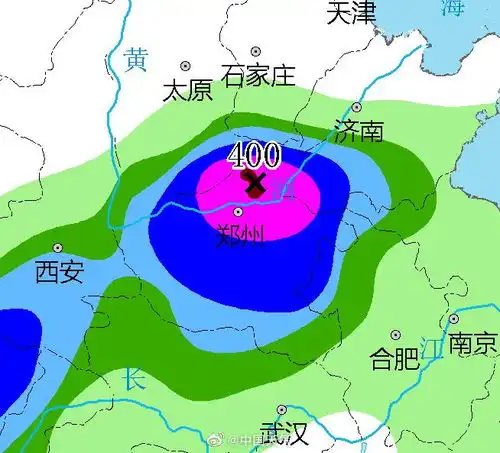 本周日特大暴雨又将登陆河南,降雨落区或与7月20日强降雨高度重叠