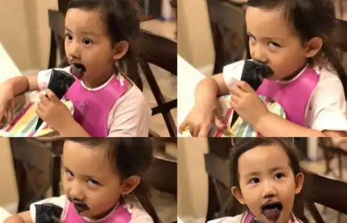 黄磊孙莉两女儿亮相时装周,多多变身小淑女,妹妹表情颇有意味