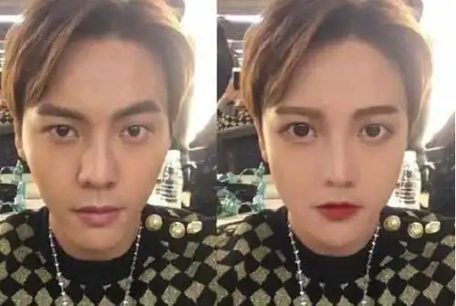 表情一点资讯当男星被p上整容脸,岳云鹏华丽变身小鲜肉,吴亦凡没大区别www...表情