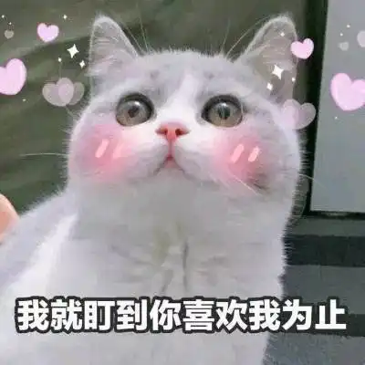 让男朋友瞬间融化的超甜表情包