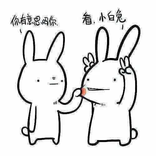 表情包qq聊天用小兔子