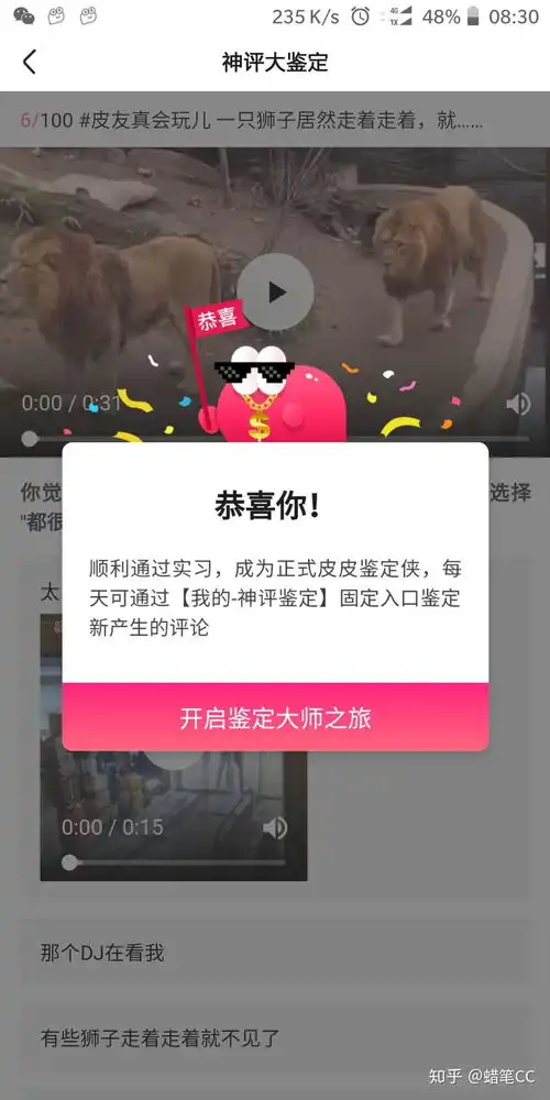 皮皮虾神评鉴定师怎么搞
