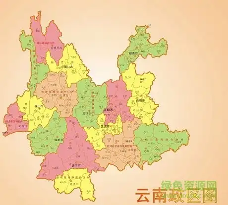 云南地图全图高清版下载云南省电子地图高清版大图下载可缩放版
