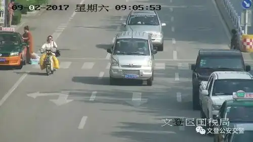 文登交通违法行为再度曝光超速违法停车...有你吗