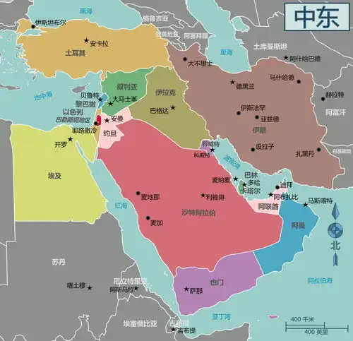 中东国家国界线为什么那么直