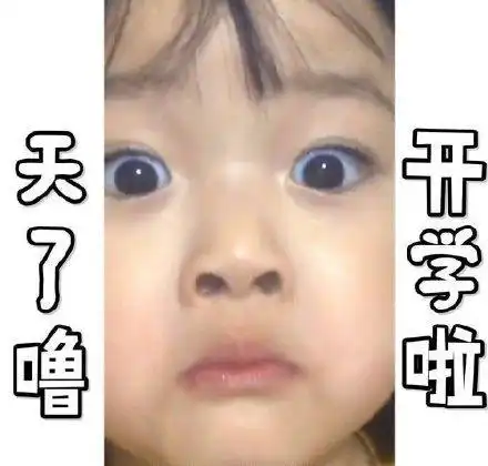 权律二开学表情包要开始紧张刺激的校园生活啦