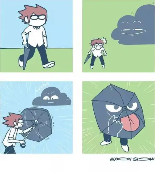 不是老天跟我作对,是云在调皮