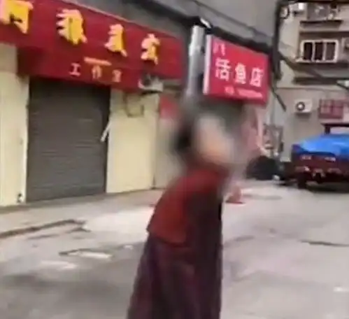 砸死你,你管我,大连大妈未戴口罩出小区被阻举包怒砸防控员