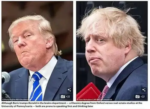那些年,英国首相鲍里斯和美国总统特朗普的恩怨情仇