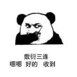 熊猫头表情包i你很过分你知道吗