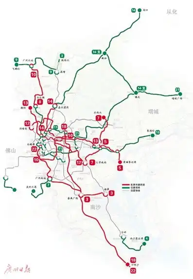 2025年前,广州将建成这10条地铁,南沙到天河仅需半小时