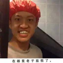 在哪里老子放假了表情包抖音在哪里老子放假了高清无水印图片游戏吧