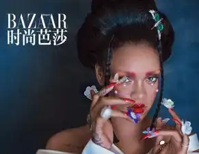 蕾哈娜黎超模登封荧光妆容演绎别样中国风