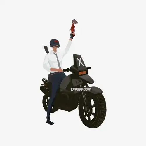 骑着摩托车吃鸡少年图片大小2000x2000px图片尺寸679.52kb来自png搜索网pngss.com免费免扣png素材下载插画吃鸡游戏卡通摩托车人物少年手绘手枪装饰图案