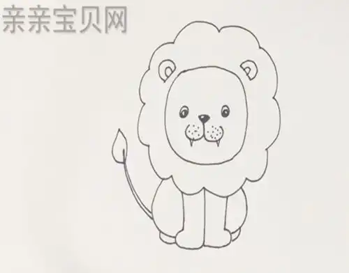 简笔画课堂小狮子no.9