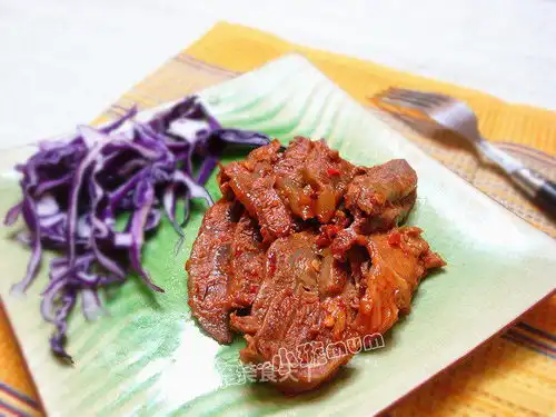 辣炒牛腱肉的做法快手妈妈辣炒牛腱肉辣炒牛腱肉怎么做品晶阁的菜谱