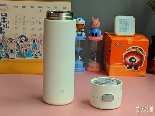 米家弹盖保温杯多彩配色还自带茶滤可保温保冷