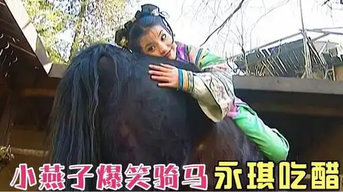 还珠格格小燕子骑马摔个底朝天萧剑英雄救美永琪打翻醋坛子