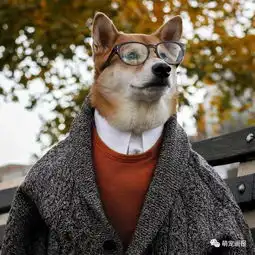 天冷了,让这只柴犬教你如何搭配衣服