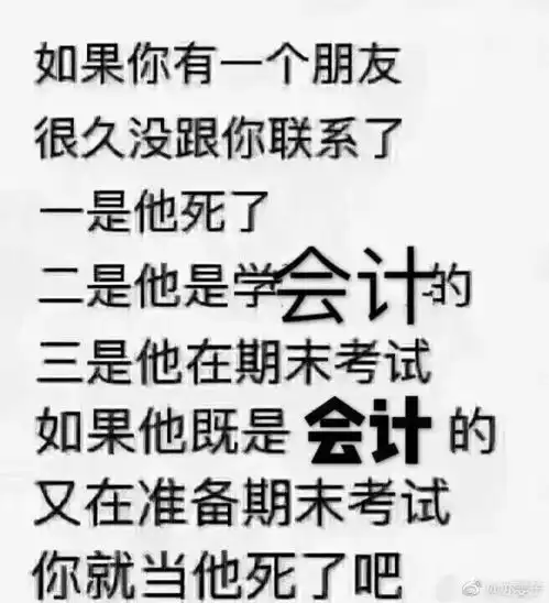 感受一下会计狗的日常