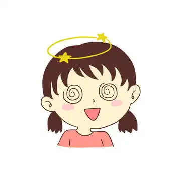 卡通表情包眩晕