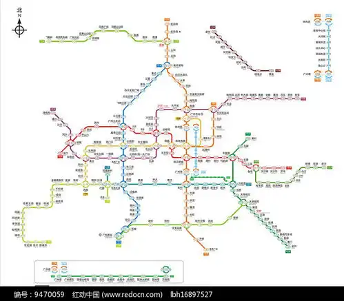 2018广州地铁线路图