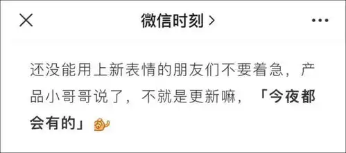微信新表情上线
