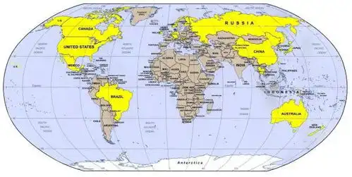 求一张联合国版世界地图的大图,谢谢