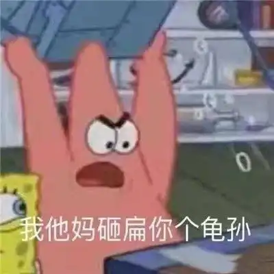 按下骂人开关之骂人表情包