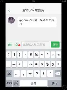 iphone四手机正负符号怎么打