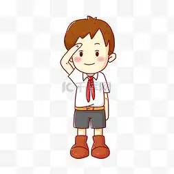 卡通红领巾小学生图片卡通红领巾小学生图片素材免费下载千库网