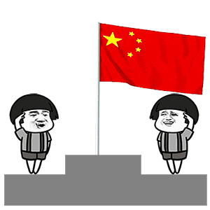 升国旗动态表情包