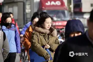 寒风刺脸北京街头寒冷天气下的微表情